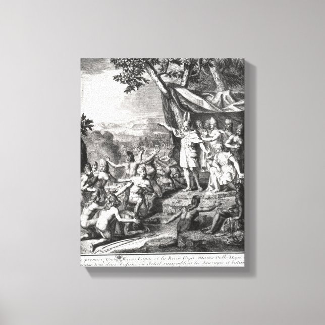 Toile Manco Capac et son épouse (Recto)