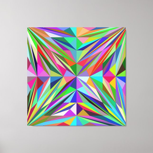 Toile Mandala Abstrait (Recto)