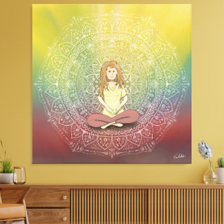 Toile mandala art