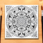 Toile Mandala Chronicles ser.1 #03 Colorable/Peinture su<br><div class="desc">🎨 🎨 🎨 Pour peindre ce mandala sur toile, vous pouvez utiliser des PEINTS ACRYLIQUES qui sont fortement recommandés. La peinture acrylique est résistante au fondu et contient des classeurs de haute qualité, ce qui en fait l'une des peintures les plus performantes disponibles. 🎨 🎨 🎨 Vous pouvez également utiliser...</div>