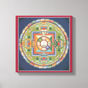 TOILE - mandala de Bouddha de compassion