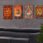 Toile Mandala de Jnanadakini<br><div class="desc">#Tibétain #Peinture du #Bouddhiste #Jnanadakini #Mandala 👉 Plus d'objets avec ce dessin : www.zazzle.com/aura2000/jnanadakini 👉 Plus d'objets avec des thangkas tibétains : www.zazzle.com/aura2000/thangka</div>