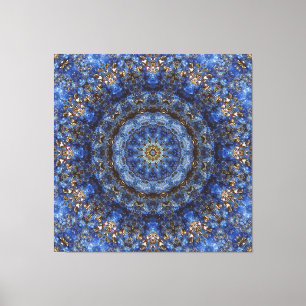 Toile Mandala "de stratifié de lazulite de Lapis"