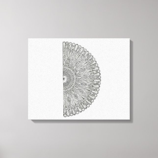 Toile Mandala fan (Recto)