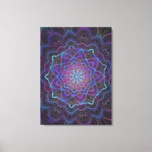 Toile Mandala Mystic Bloom