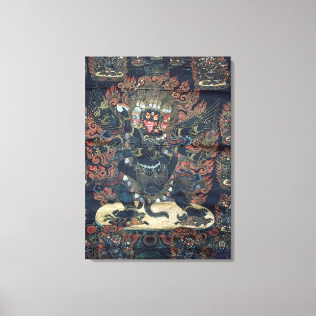 Toile Mandala (parchemin peint) (Recto)