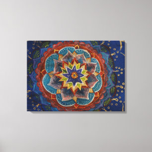 Toile Mandala Peinture Canvas Imprimer