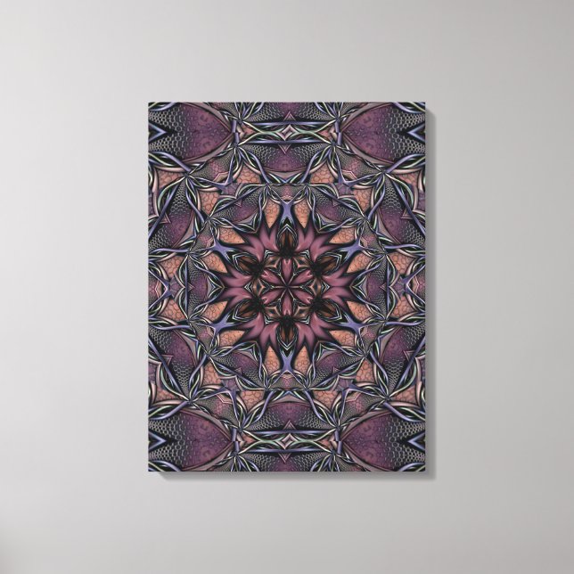 Toile Mandala Rosette Floral Twin Retro Boho (Recto)