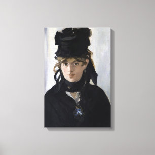 Toile Manet - Berthe Morisot avec un bouquet de violette
