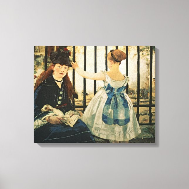 Toile Manet | Gare St. Lazare, 1872-3 (Recto)