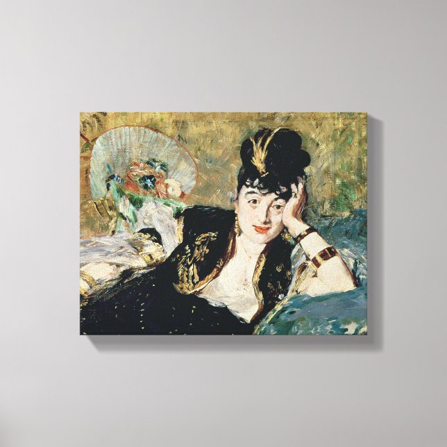 Toile Manet | La Dame aux fans (Recto)