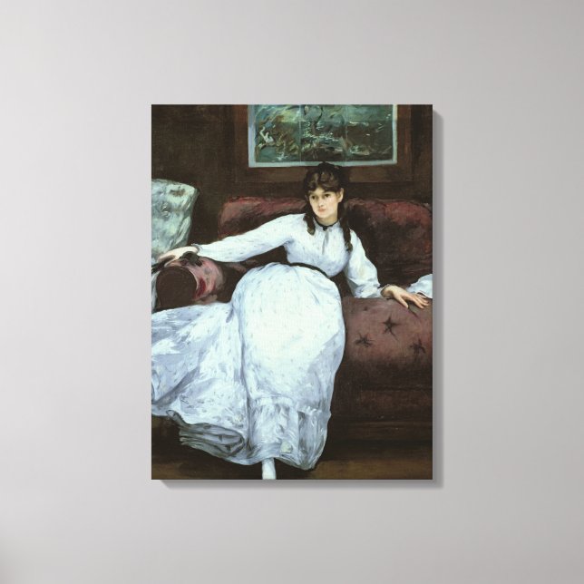 Toile Manet | Le reste, portrait de Berthe Morisot (Recto)