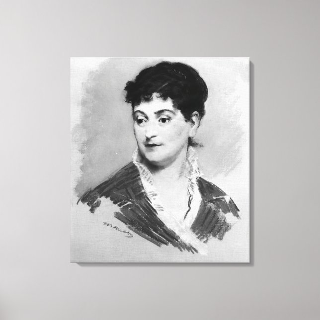Toile Manet | Portrait de Madame Emile Zola, 1874 (Recto)