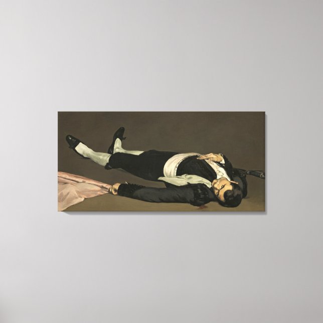 Toile Manet | The Dead Toreador, c.1864 (Recto)
