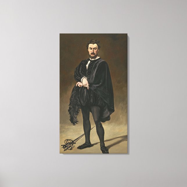 Toile Manet | the Tragedian Actor (Recto)