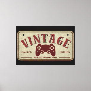 Toile Manette Vintage Édition Limitée Pièces d'Origine