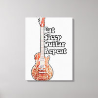 Mangez la répétition de la guitare de sommeil. cit