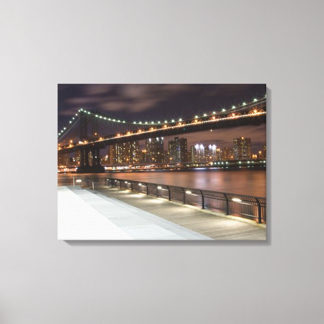 Toile Manhattan Bridge et NYC Skyline (Recto)