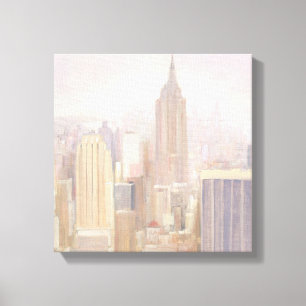 Toile Manhattan dans la brume   New York City