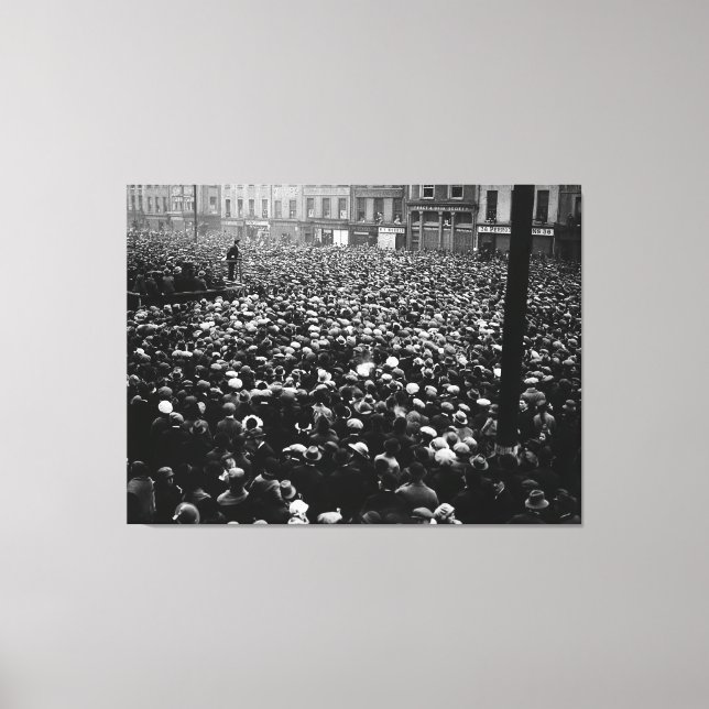 Toile Manifestation de Michael Collins Free State 1922 (Recto)