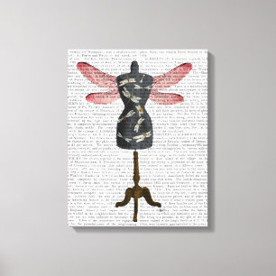 Toile Mannequin libellule