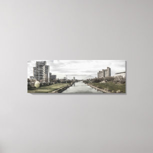 Toile Mannheim le Neckar (Neckarpromenade)