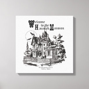 Toile manoir vintage moderne hanté