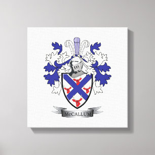 Toile Manteau de crête de famille de McCallum des bras