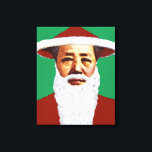 Toile Mao Joyeux Noël Chinois Pop Art Père Noël<br><div class="desc">Mao Joyeux Noël Chinois Pop Art Père Noël</div>