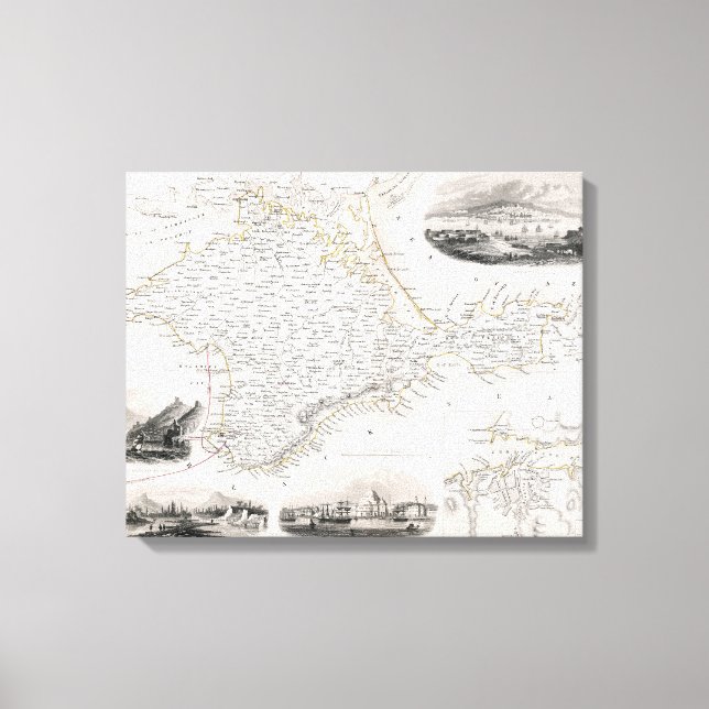 Toile MAP : CRIMEA, c1855 (Recto)