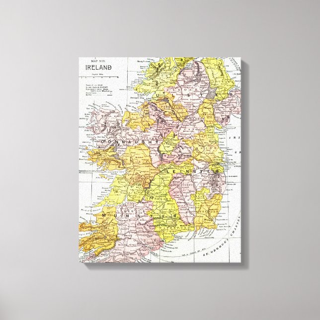 Toile MAP : IRLANDE, c1890 (Recto)