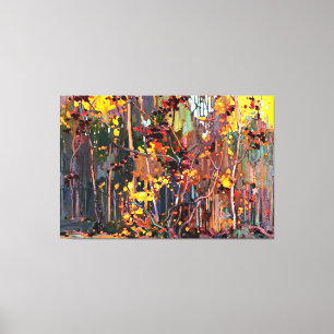 Toile Maple Saplings, tableau d'art de Tom Thomson, 