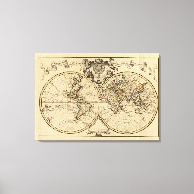 Toile Mappemonde (Recto)