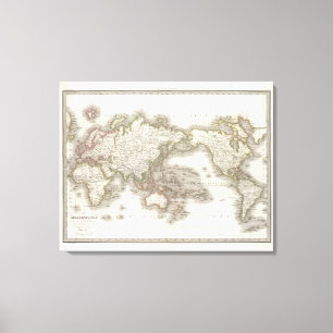 Toile Mappemonde - Carte du monde