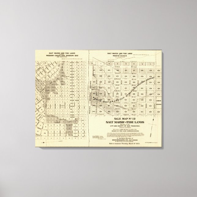 Toile Marais salé de la baie de San Francisco (Recto)