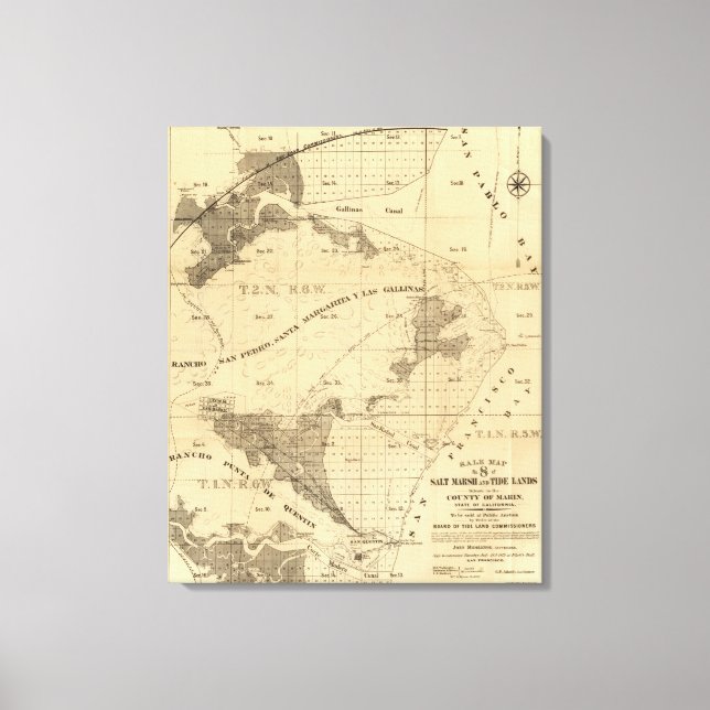Toile Marais salés et marais (Recto)