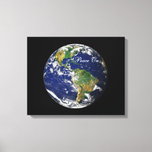 Toile Marbre bleu_Paix sur Terre