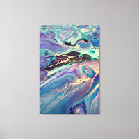 Marbre bleu violet Ultra violet Fluide Art Abstrai