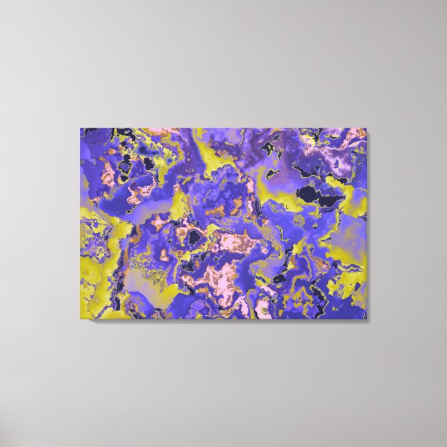 Toile Marbre Radioactif (Recto)