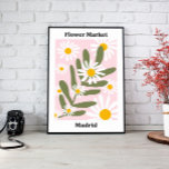 Toile Marché aux fleurs Madrid, Mur Art Design<br><div class="desc">Ajoutez une touche de design scandinave moderne à votre maison avec cette étonnante impression paysagère abstraite.</div>