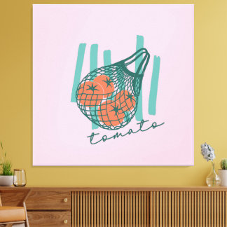 Toile Marché de producteurs de tomates fantaisistes Ital