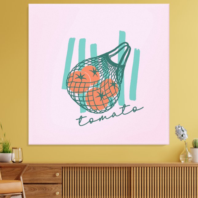 Toile Marché de producteurs de tomates fantaisistes Ital (Insitu(Salon))