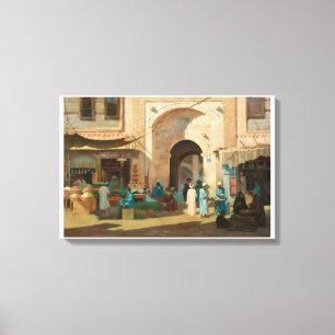 Toile Marché du Caire Nicola Forcella Beaux-Arts sur Toi