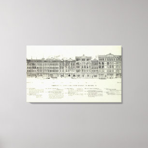 Toile Marché et mission de côté Ouest de Fremont