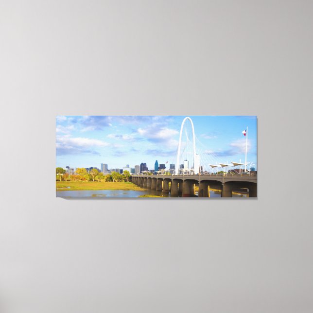 Toile Margaret Hunt Bridge, Dallas, Texas (Recto)