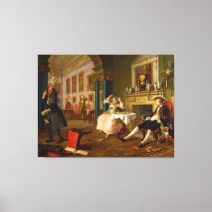 Toile Mariage A-la-Mode : 2, La Tête à Tête (c1743)