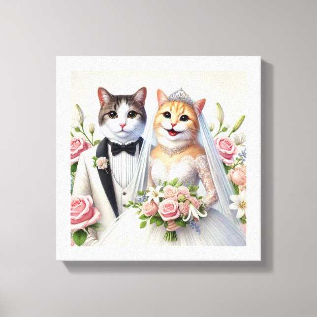 Toile Mariage de chat de Siamese (Recto)