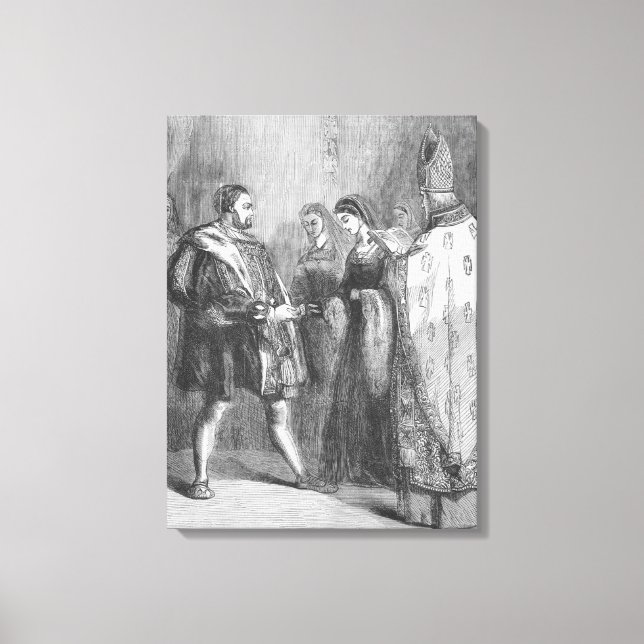 Toile Mariage de Henri VIII et Catherine Parr (Recto)