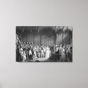 Toile Mariage de la reine Victoria et du prince Albert