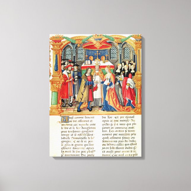 Toile Mariage de Maria de Bourgogne et Maximilien I (Recto)